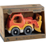 Huada Mini Carton Wheat Straw Free Wheel Truck Toys Recyclable Slip Cars Toys For Kids image