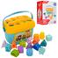 Huanger HE0218 Baby First Blocks Color and Shape Toy For Children Educational Sorting Box Happy Gift image