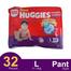 Huggies Wonder Pant System Baby Daiper (9-14 kg) (32 Pcs) image