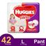 Huggies Wonder Pant System baby Daiper (L Size) (9-14kg) (42Pcs) image