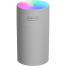 Humidifier 270ml Car Small Air Humidifier Aroma Diffuser Portable Rainbow Steam Smart Mist Humidifier Purifier USB DQ108 (Grey) image