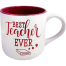 IHW Ceramic Coffee Mug Best Teacher Red Color - TE158 image