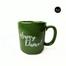 IHW Ceramic Coffee Mug Happy Dance Green image