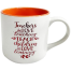 IHW Ceramic Coffee Mug Teaching Is a Work of Heart Orange Color - TE158 image