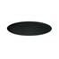 IHW Tray Fiber Non-Slip Black 16 Inch Oval - 1600CTUSAB image