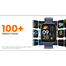 IMIKI ST2 1.96 Inch BT Calling Smartwatch - Black image