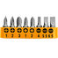 INGCO AKSD0071 Screwdriver Bits Set 9 Pcs image