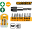 INGCO AKSD0071 Screwdriver Bits Set 9 Pcs image