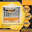 INGCO AKSDB1901 Drill Bits And Screwdriver Bits Set 19 Pcs image