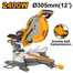 INGCO BM2S24007 Sliding Mitre Saw 12 Inch 2400W image