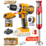 INGCO COSLI22112 Cordless 2 Pcs Combo Kit image