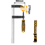 INGCO HFC020802 F Clamp With Plastic Handle image