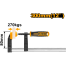 INGCO HFC020802 F Clamp With Plastic Handle image