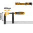 INGCO HFC021205 F Clamp With Plastic Handle image