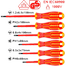 INGCO HKISD0608 Insulated Screwdriver Set 6 Pcs image