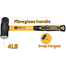 INGCO HSLH8804 Sledge Hammer 4 LB image