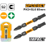 INGCO SDBIM72HL665 Impact Screwdriver Bits 2 Pcs image