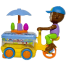 Ice Cream Monkey Van Toy image