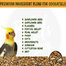 Imported Cockatail and Love Bird Food Packet - 500 gm image