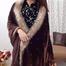 Indian Winter Velvet Shaal Chador For Girls And Women - 1 Pcs image