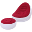 Inflatable Air Sofa With Foot Rest Cushion Lounge Chair image