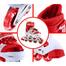 Inline Roller Skates Shoes Red And White -1 Pair- (38-41) image