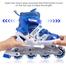 Inline roller skates shoes Blue -1 Pair (36-38) image