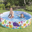 Intex 6 Ft Ocean Play Snapset Pool, Kids Swiming Pool image