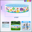 Intex 6 Ft Ocean Play Snapset Pool, Kids Swiming Pool image