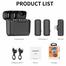 J13 Dual Wireless Lavalier Noise Reduction Microphone with Charging Case Clip Mic for Type-C image