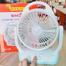 JOYKALY YG-729 Portable Rechargeable 8 Inches Fan with LED Ligh image