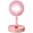JOYKALY YG-737 Rechargeable 2400mAh Lithium Battery Strong Wind Low Noise Foldabl Table Fan With Light image