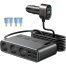 JOYROOM JR-CL06 154W Car Adapter With three Sockets Plus 6 ports (PD Plus QC3.0 Plus USB*4) image