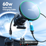 JOYROOM JR-ZS412 Magnetic Wireless Car Charger Holder-Black image