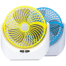 JY Super lithium rechargeable mini table fan with LED light image