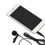 Jack Microphone Tie Clip-on Lapel Mikrofon Microfono Mic for Mobile Phone 3.5mm image