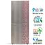 Jamuna JE2-F8JF Refrigerator Glossy Shining Gray Silver Flower image