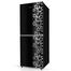 Jamuna JE-203L Refrigerator Glossy Shining Black Flower image