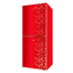 Jamuna JE-203L Refrigerator Glossy Shining Red Flower image