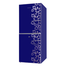 Jamuna JE-230L Refrigerator Glossy Shining Deep Blue Flower image