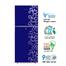 Jamuna JE-250L Refrigerator Glossy Shining Deep Blue Flower image