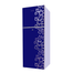 Jamuna JE-250L Refrigerator Glossy Shining Deep Blue Flower image