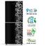 Jamuna JE-2B8JF Refrigerator Glossy Shining Black Flower image