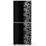 Jamuna JE-2B8JF Refrigerator Glossy Shining Black Flower image