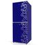 Jamuna JE-2B8JF Refrigerator Glossy Shining Deep Blue Flower image