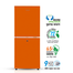 Jamuna JE-2B8JF Refrigerator VCM Orange image