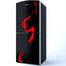 Jamuna JE-XXB-LS51I300 QD Glass Refrigerator Red Wave image