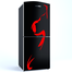 Jamuna JE-XXB-LS51I300 QD Glass Refrigerator Red Wave image