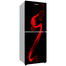 Jamuna JE-XXB-LS52B0 QD Glass Refrigerator Black Blaze image