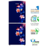 Jamuna JE-XXB-US52B8 QD Glass Refrigerator Blue Almond image